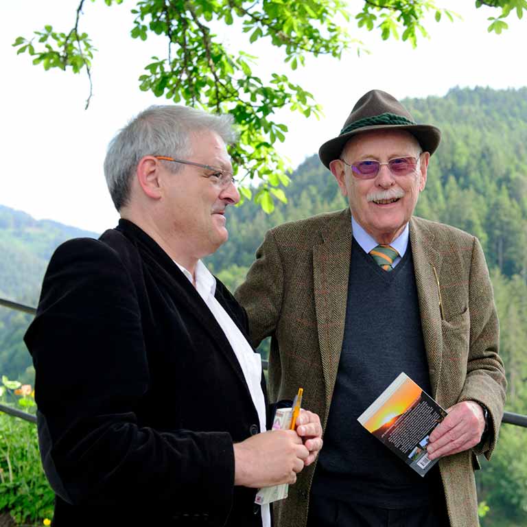Elmar Langenbacher mit Seiner Königlichen Hoheit Markgraf Max von Baden. Foto: Dieter Wissing